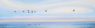 "Running Home" © - Original art by Steve Kergin
