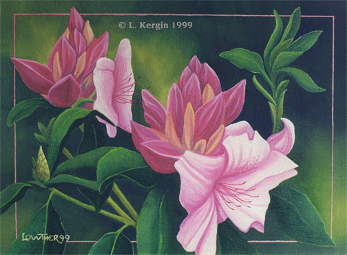 "First Opening" © - Original art by Lee (Lowther) Kergin