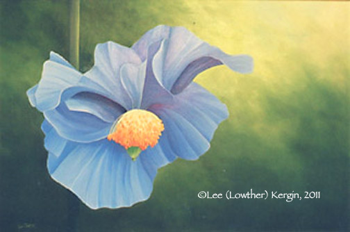 "Morning Blue" © - Original art by Lee (Lowther) Kergin