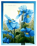 "Holly's Blues" © - Original art by Lee (Lowther) Kergin