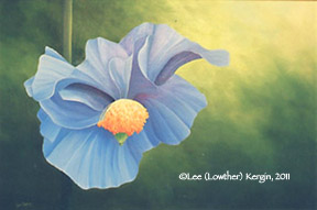 "Morning Blue" © - Original art by Lee (Lowther) Kergin