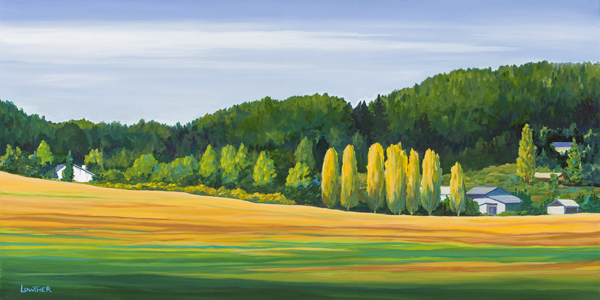 "Out Wallace Drive" © - Original art by Lee (Lowther) Kergin