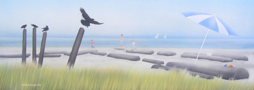 "After The Party" © - Original art by Steve Kergin