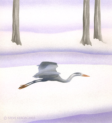 "Thin Ice #2" © - Original art by Steve Kergin
