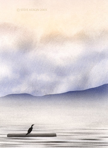 Wind Break #2 © - Original art by Steve Kergin
