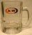 A&W Root Beer Glass Mug c.1980 3.5 ounce flat flutes