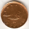 Canada One Dollar Coin Milk Chocolate