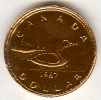 Canada One Dollar Coin Milk Chocolate