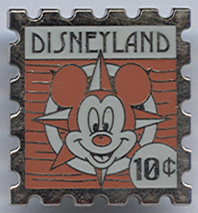 USA 10-cent Disneyland Stamp Pin