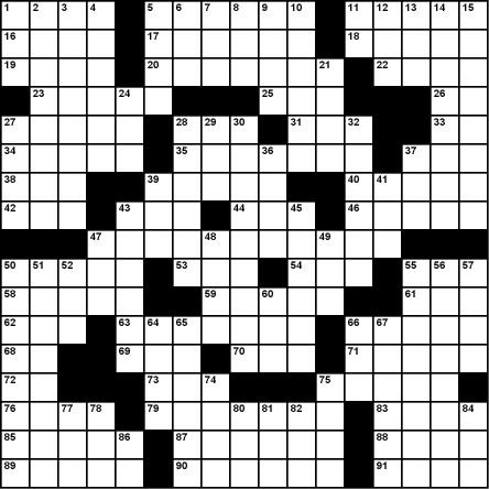 Crossword grid