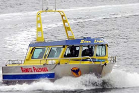 Starlight - covered whale watching vessel