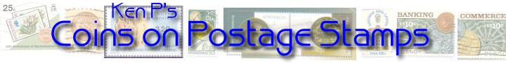 Ken P's Coins on Postage Stamps